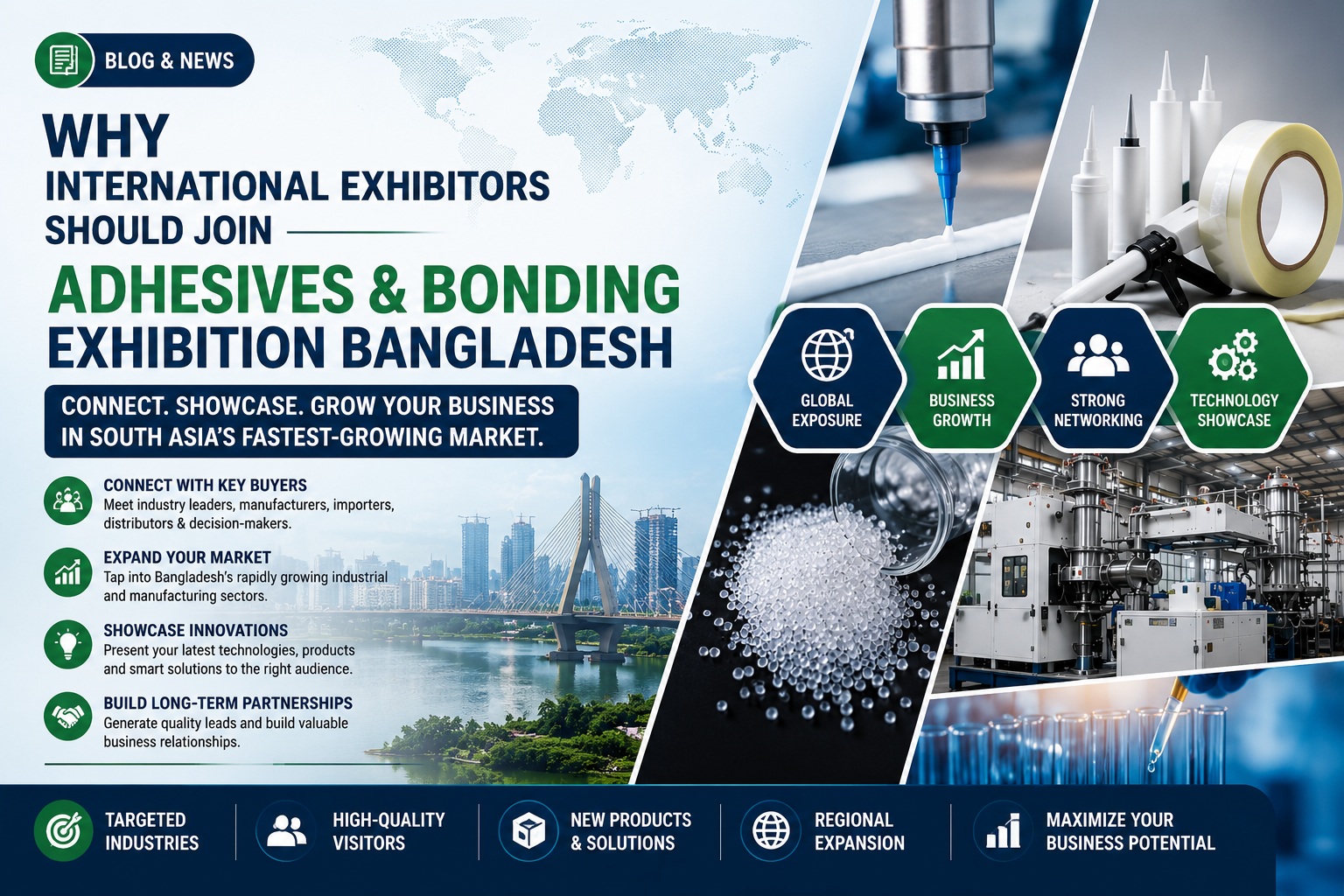Why International Exhibitors Should Join Adhesives & Bonding Exhibition Bangladesh